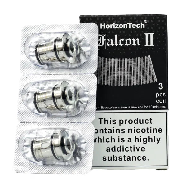 HorizonTech Falcon II Coils (3pcs) - Explore a wide range of e-liquids, vape kits, accessories, and coils for vapers of all levels - Vape Saloon