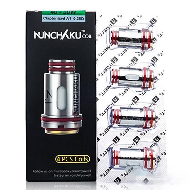 Uwell Nunchaku Coils (4pack) - Explore a wide range of e-liquids, vape kits, accessories, and coils for vapers of all levels - Vape Saloon