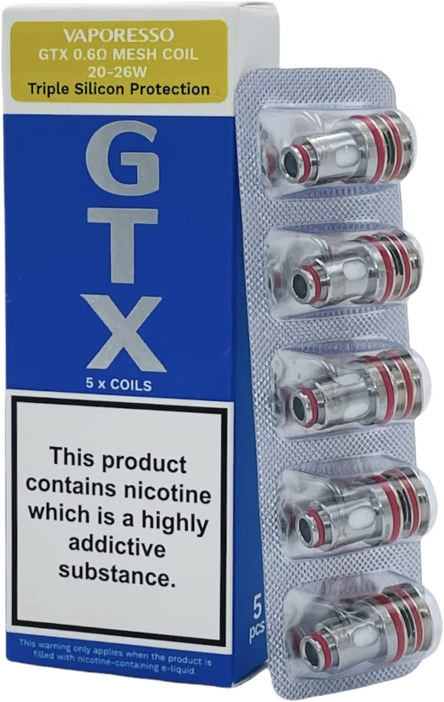 Vaporesso GTX Coils (5 pack) - Explore a wide range of e-liquids, vape kits, accessories, and coils for vapers of all levels - Vape Saloon
