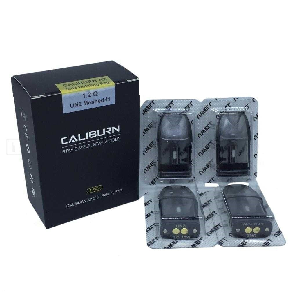 Uwell Caliburn A2 Replacement Pods (4 pack) - Explore a wide range of e-liquids, vape kits, accessories, and coils for vapers of all levels - Vape Saloon