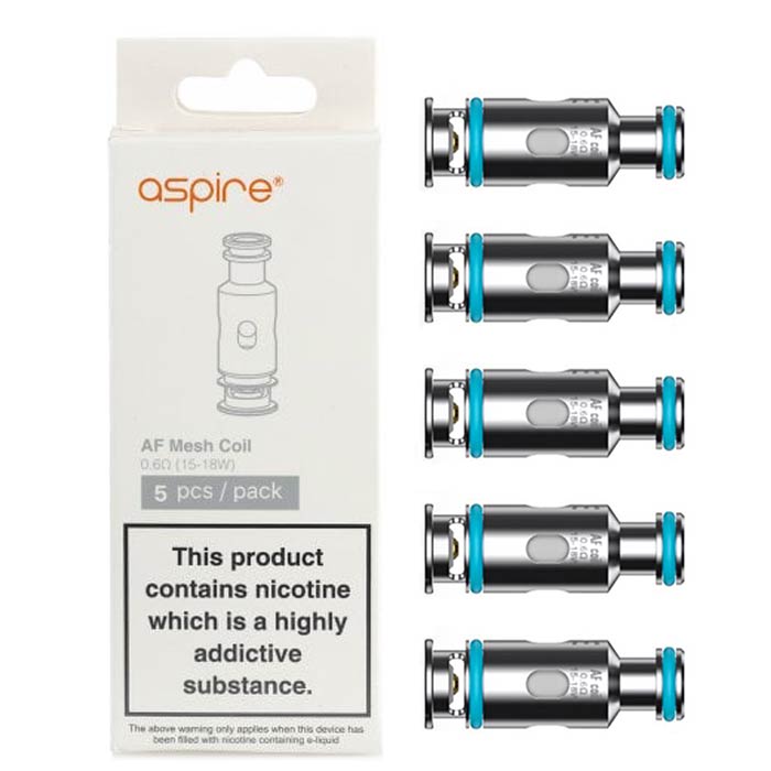 Aspire Flexus Coils (AF Mesh) 5 pack - Explore a wide range of e-liquids, vape kits, accessories, and coils for vapers of all levels - Vape Saloon