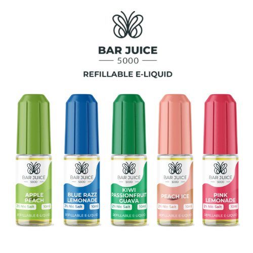 Bar Juice 5000 Nic Salts - Explore a wide range of e-liquids, vape kits, accessories, and coils for vapers of all levels - Vape Saloon