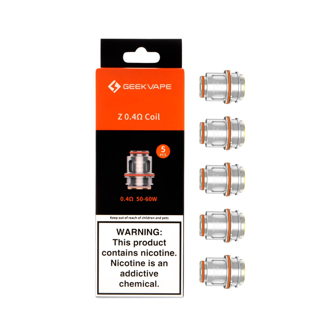 GeekVape Z Coils (5pack) - Explore a wide range of e-liquids, vape kits, accessories, and coils for vapers of all levels - Vape Saloon