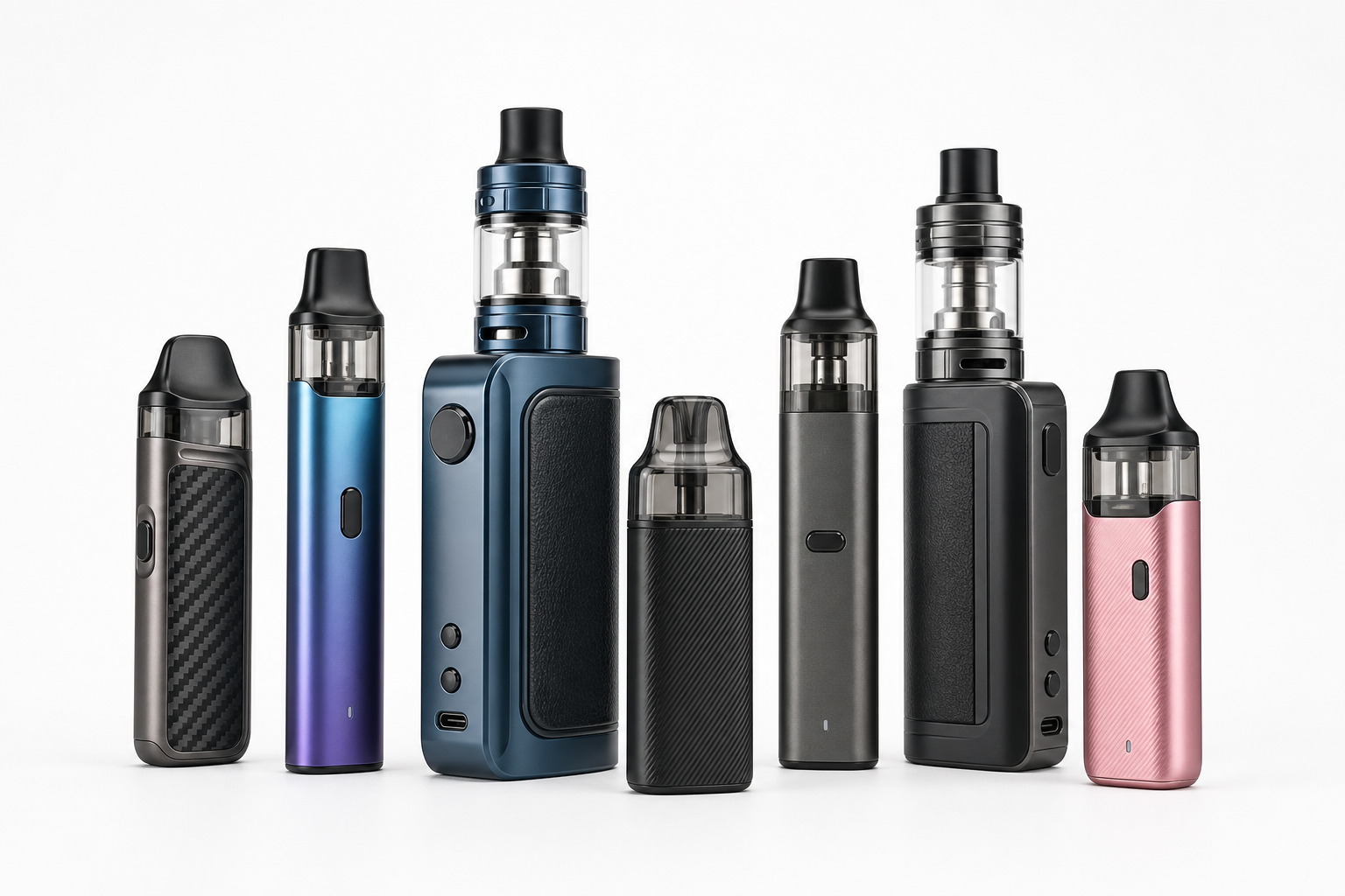 Vape kits and pod kits available from Vape Saloon