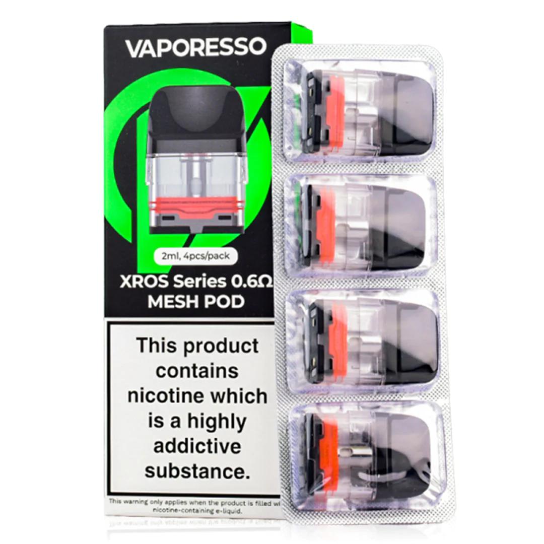 Vaporesso XROS Series Pods (4 pack) - Explore a wide range of e-liquids, vape kits, accessories, and coils for vapers of all levels - Vape Saloon