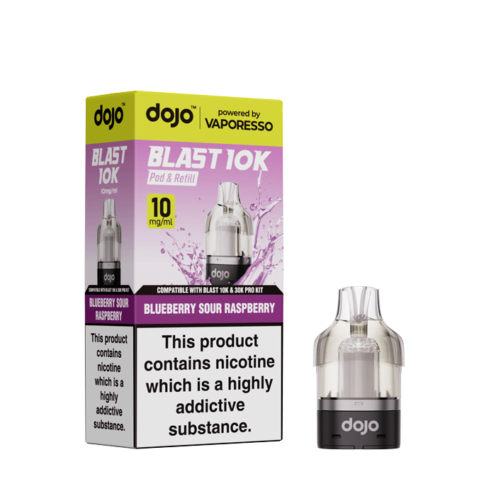 Vaporesso DOJO Blast 10K Prefilled Pod (10mg) - Blueberry Sour Raspberry