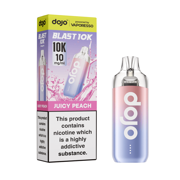 Vaporesso DOJO Blast 10K Juicy Peach 10mg prefilled vape kit