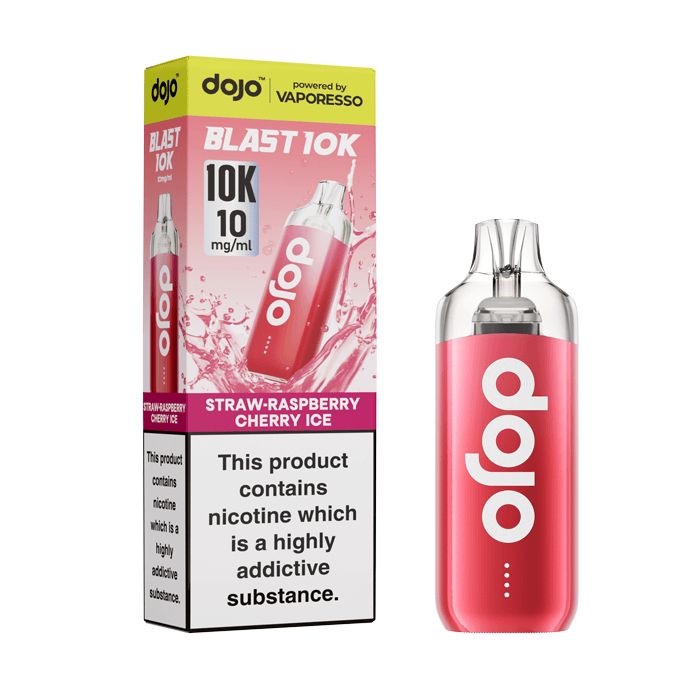 Vaporesso DOJO Blast 10K Prefilled Kit (10mg) - Strawberry Raspberry Cherry Ice