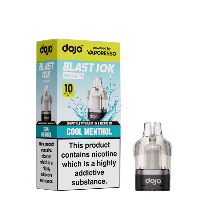Vaporesso DOJO Blast 10K Prefilled Pod (10mg) - Cool Menthol