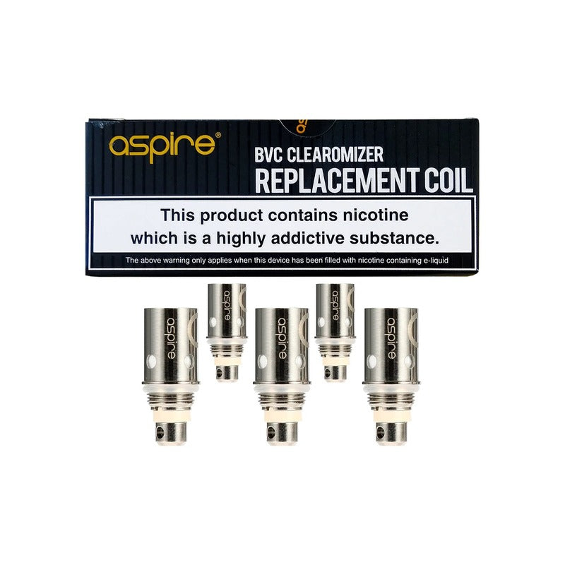 Aspire BVC Clearomizer Coils (5 pack) | Vape Saloon