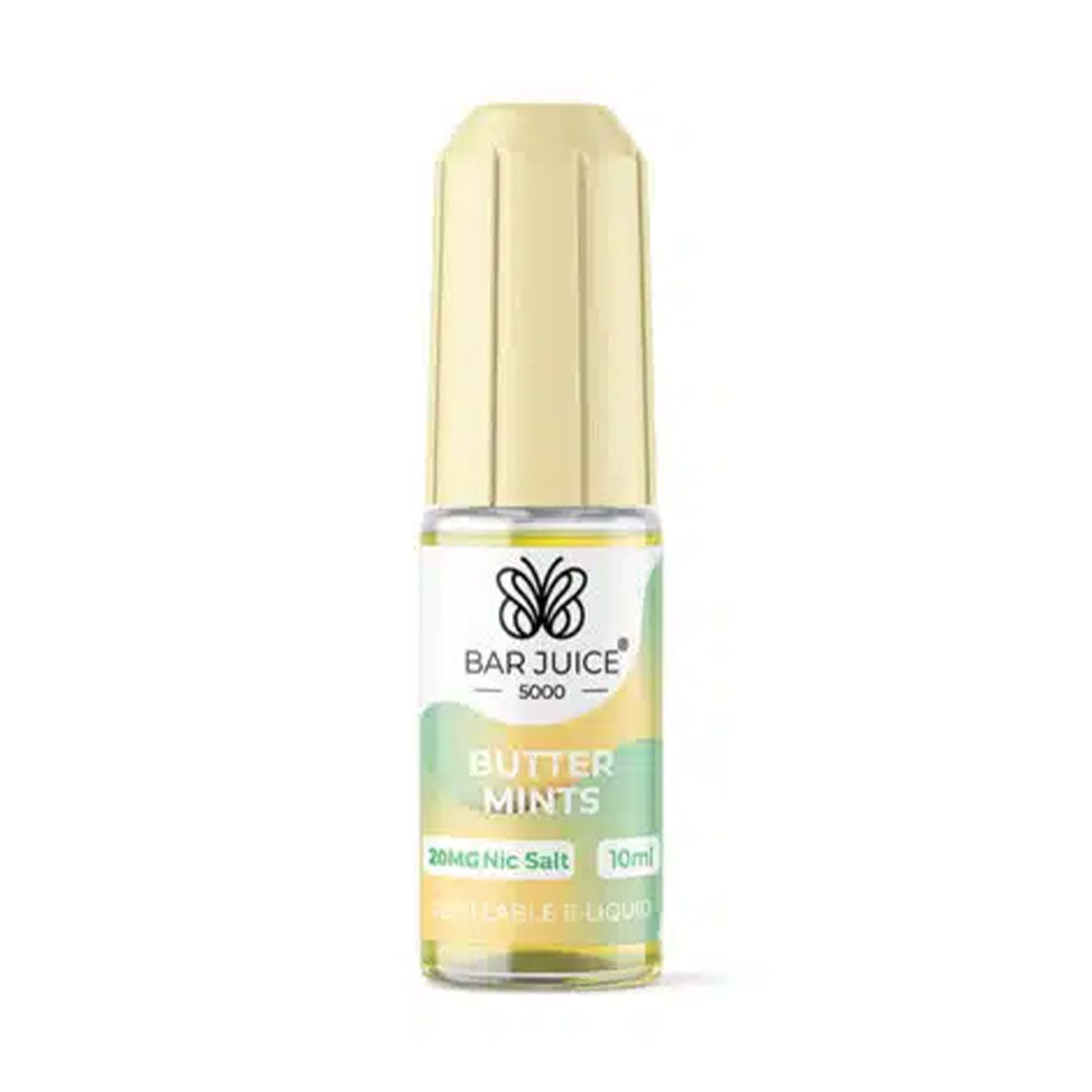 Bar Juice 5000 Butter Mints 10ml nicotine salt e-liquid bottle
