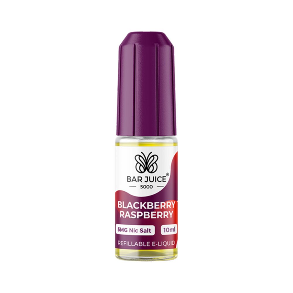 Bar Juice 5000 Blackberry Raspberry 10ml nicotine salt e-liquid bottle