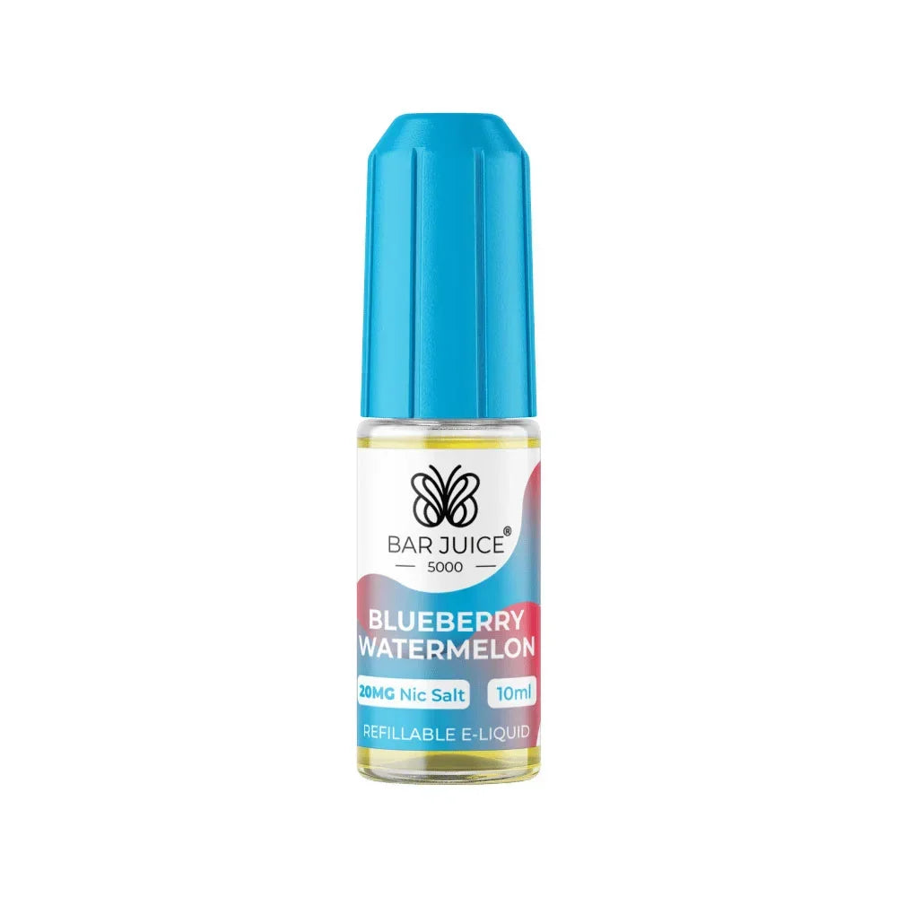 Bar Juice 5000 Blueberry Watermelon 10ml nicotine salt e-liquid bottle