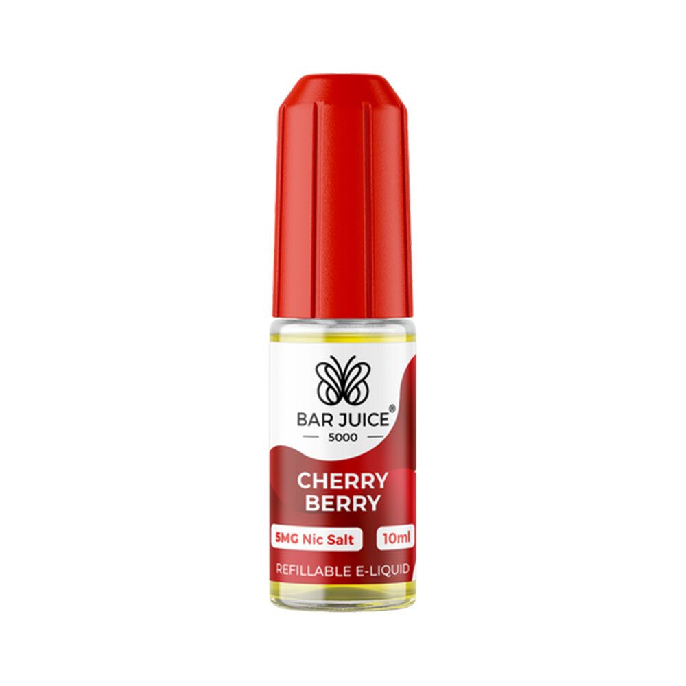 Bar Juice 5000 Cherry Berry 10ml nicotine salt e-liquid bottle