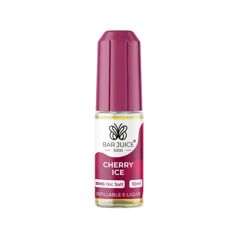 Bar Juice 5000 Cherry Ice 10ml nicotine salt e-liquid bottle