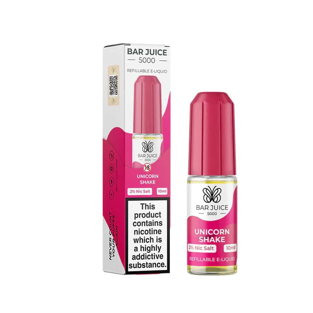 Unicorn Shake Bar Juice 5000 10ml Nic Salt E liquid
