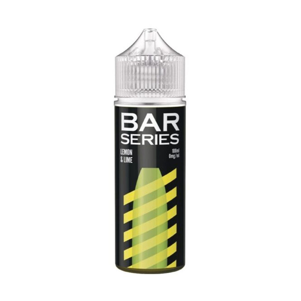 Bar Series Lemon & Lime 100ml 0mg shortfill e-liquid bottle