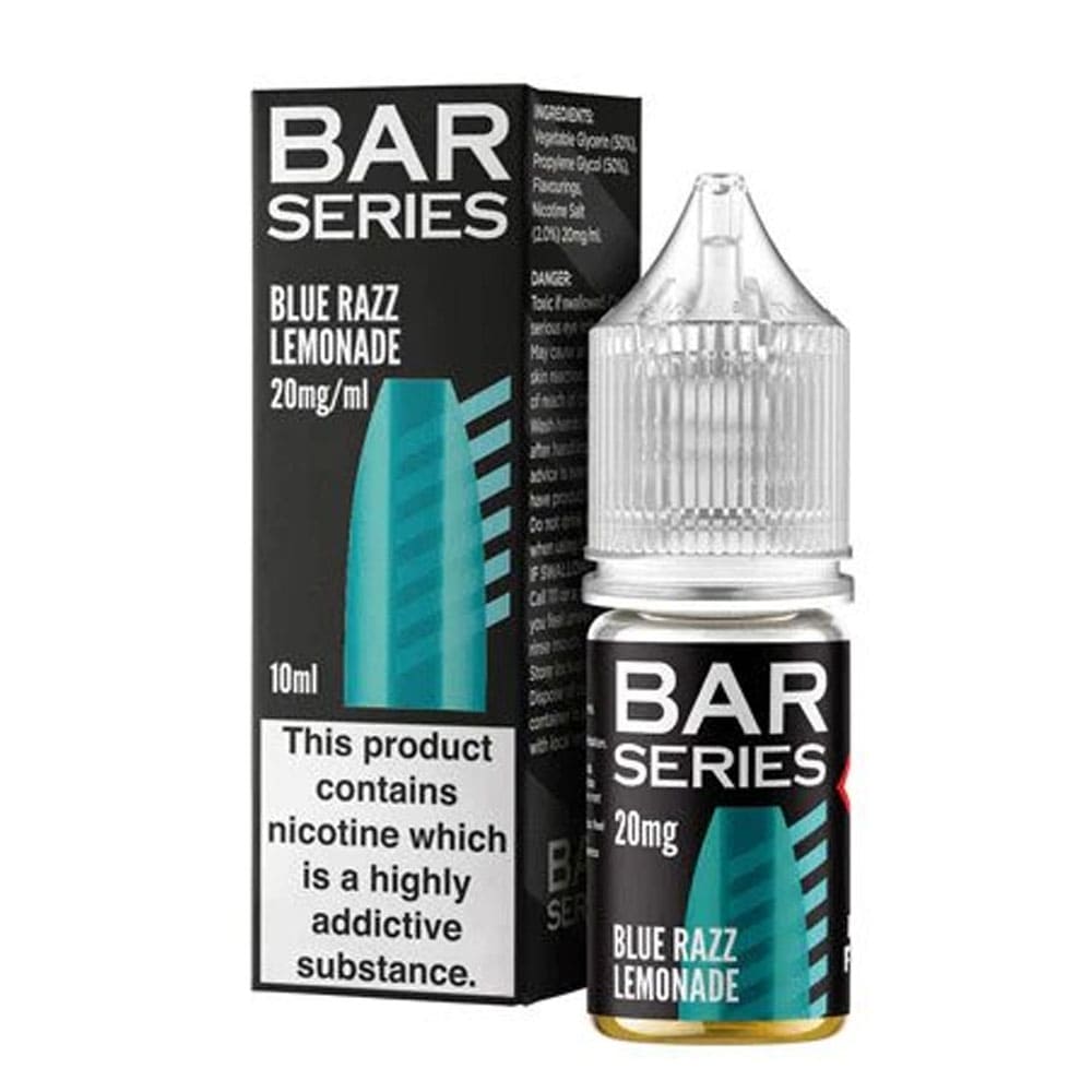Bar Series Blue Razz Lemonade 10ml nic salt e-liquid bottle