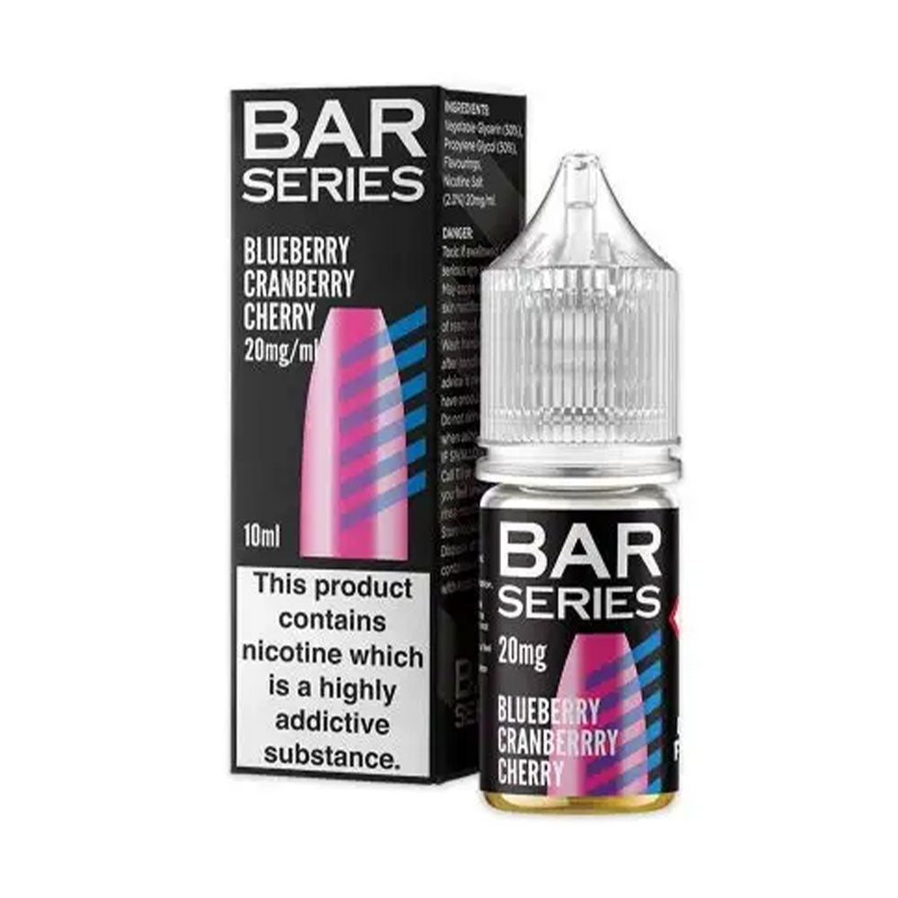 Bar Series Blueberry Cranberry Cherry 10ml nic salt e-liquid bottle