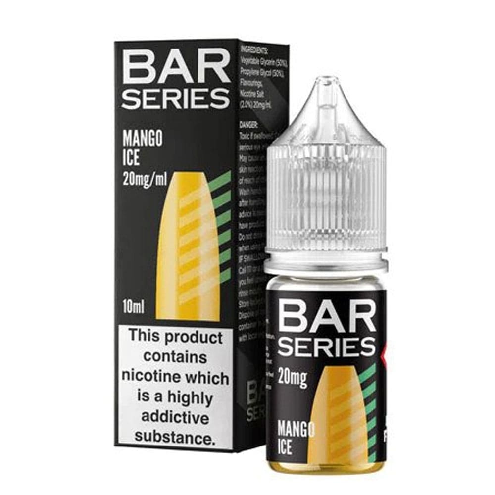Bar Series Mango Ice 10ml nic salt e-liquid bottle