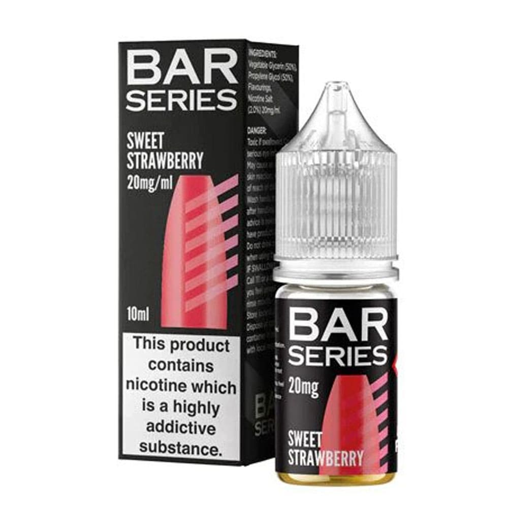 Bar Series Sweet Strawberry 10ml nic salt e-liquid bottle