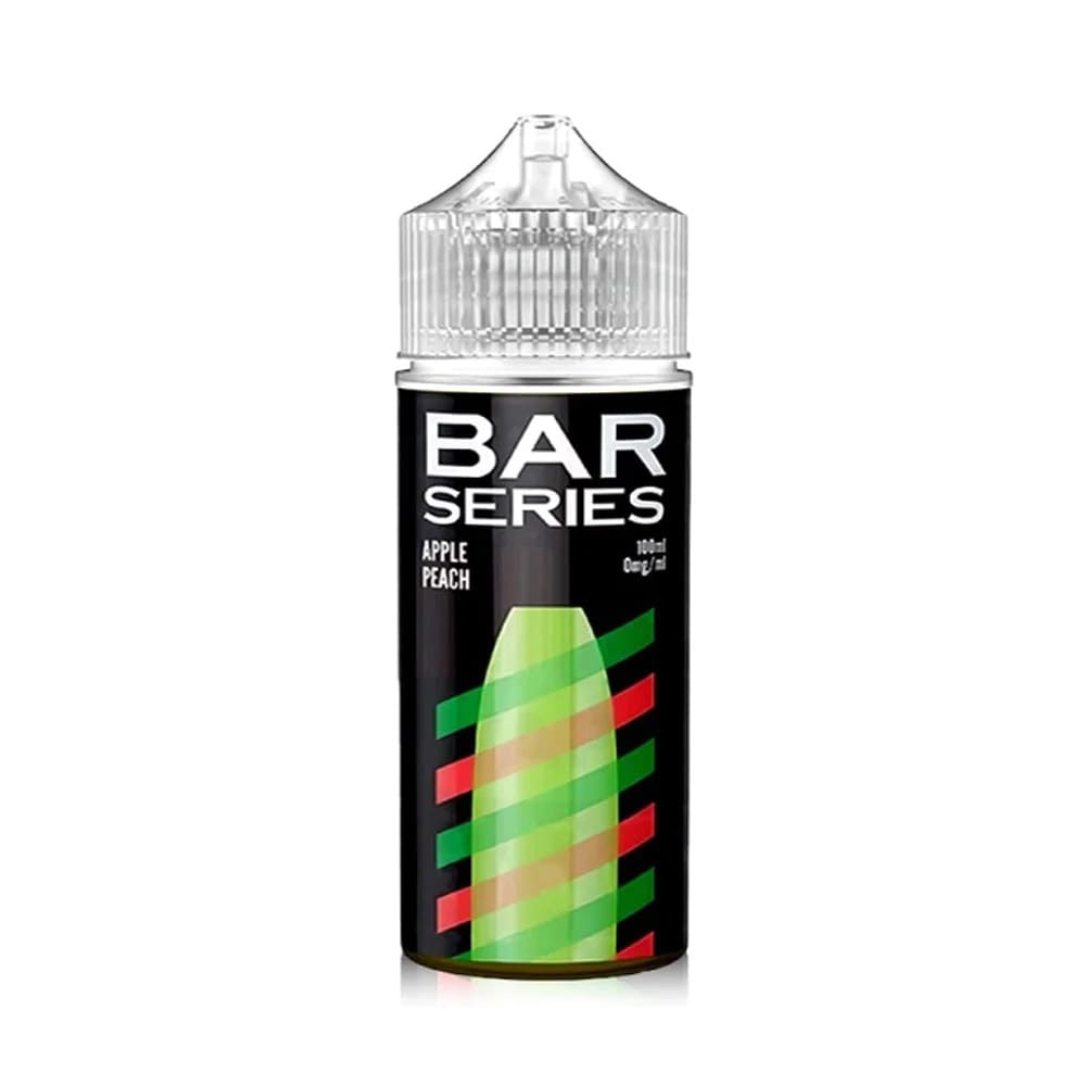 Bar Series Apple Peach 100ml 0mg shortfill e-liquid bottle