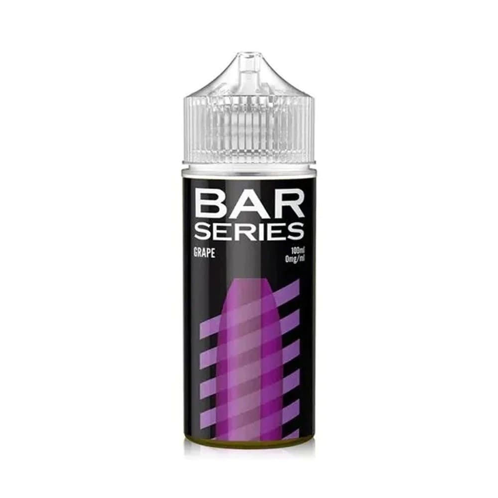 Bar Series Grape 100ml 0mg shortfill e-liquid bottle