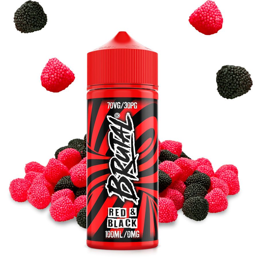 Just Juice Brutal 100ml Shortfill - Red & Black
