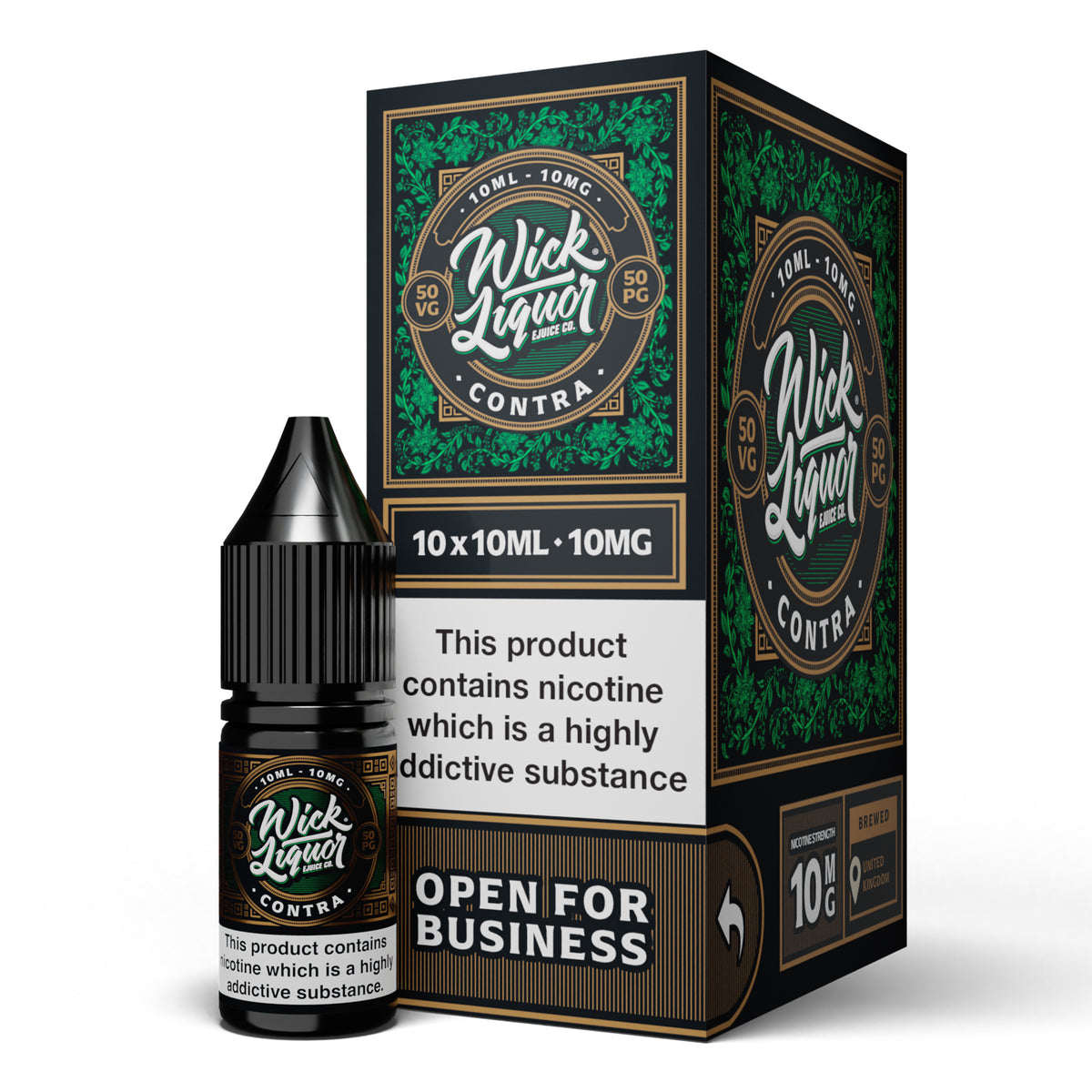 Wick Liquor Nic Salts - Contra