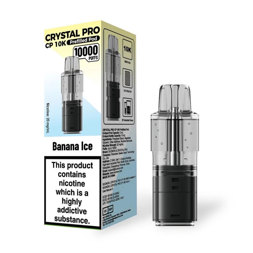 Crystal Pro CP 10K Prefilled Pods - Banana Ice