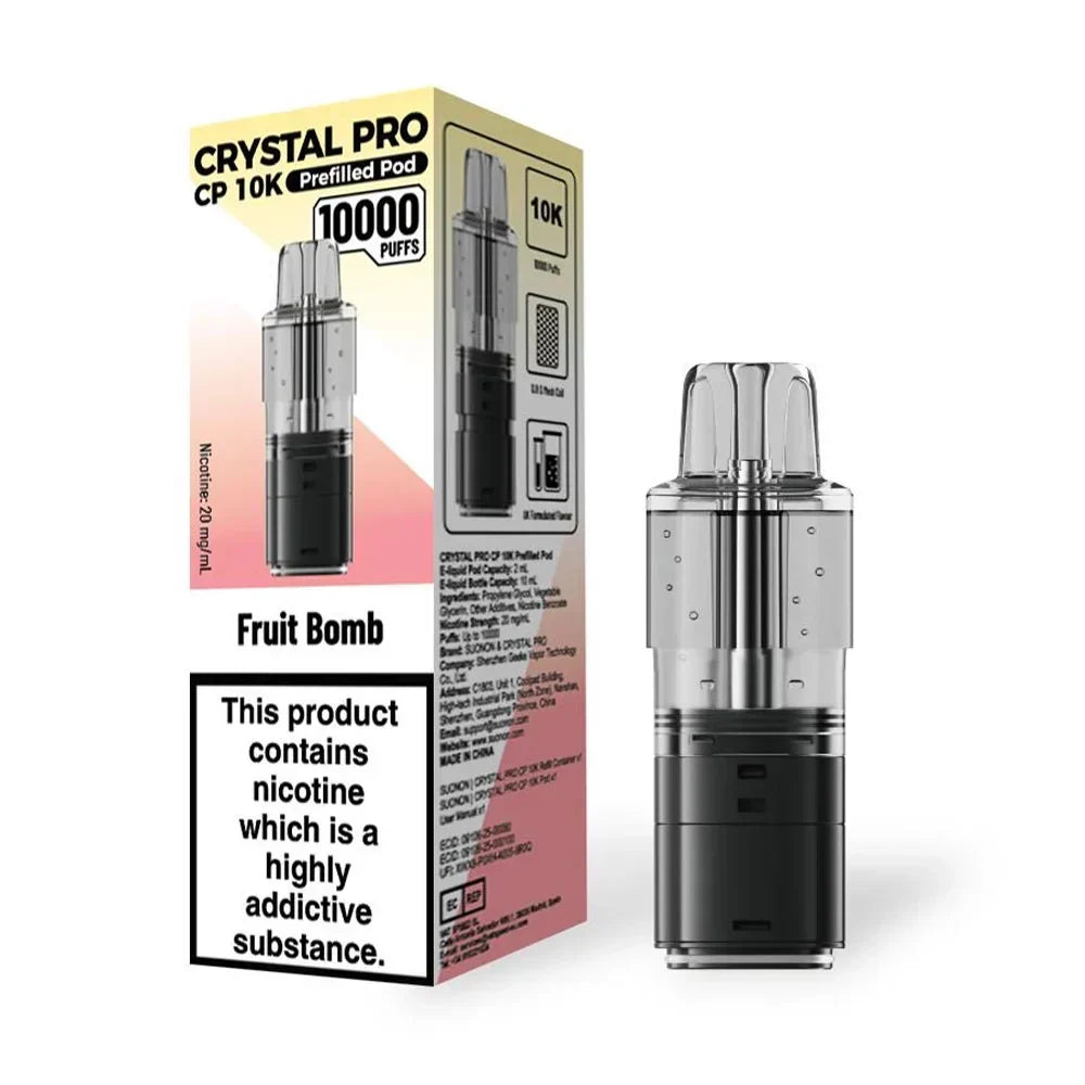 Crystal Pro CP 10K Prefilled Pods - Fizzy Cherry