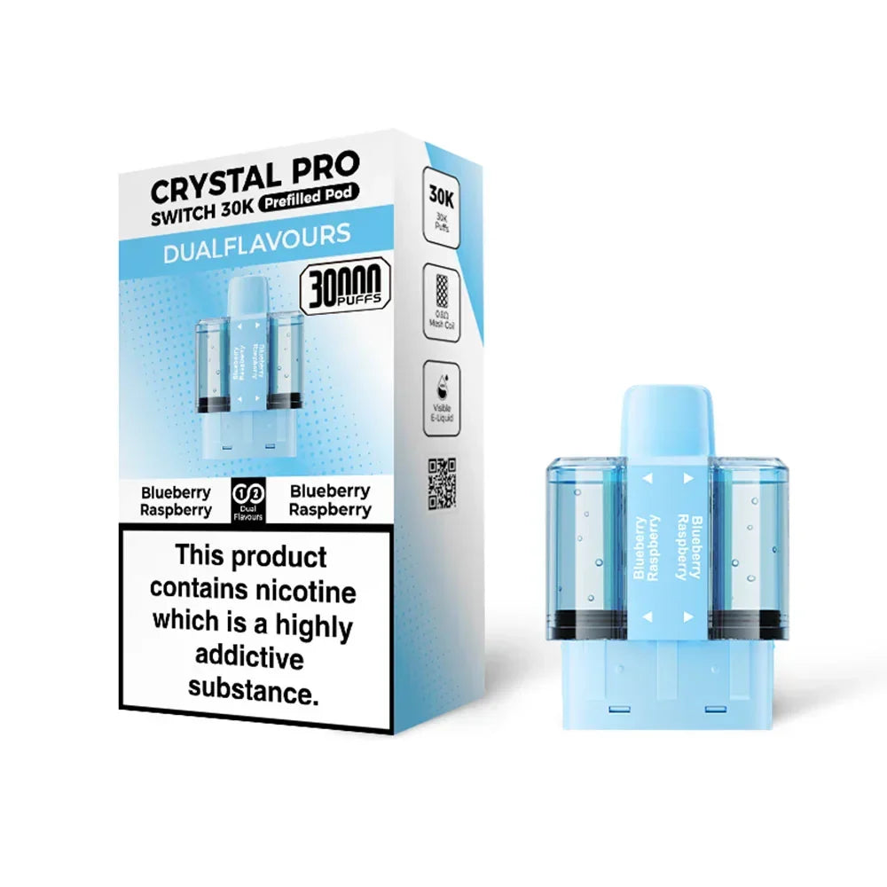 Crystal Pro Switch 30K Blueberry Raspberry / Blueberry Raspberry replacement pods