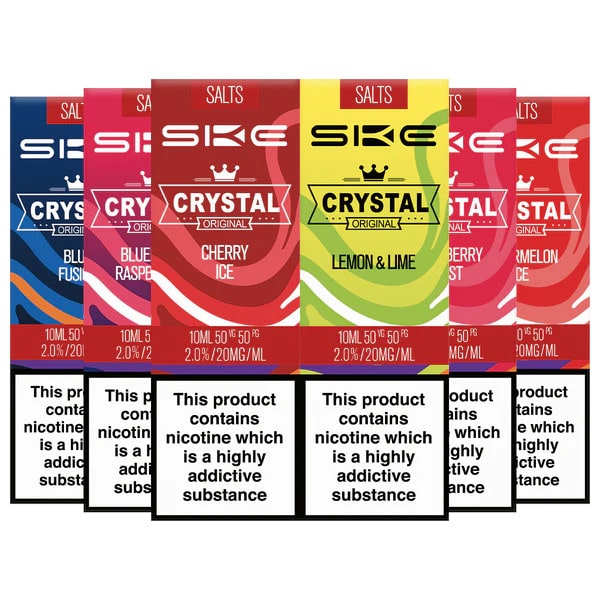 SKE Crystal Nic Salt E-liquids - Explore a wide range of e-liquids, vape kits, accessories, and coils for vapers of all levels - Vape Saloon