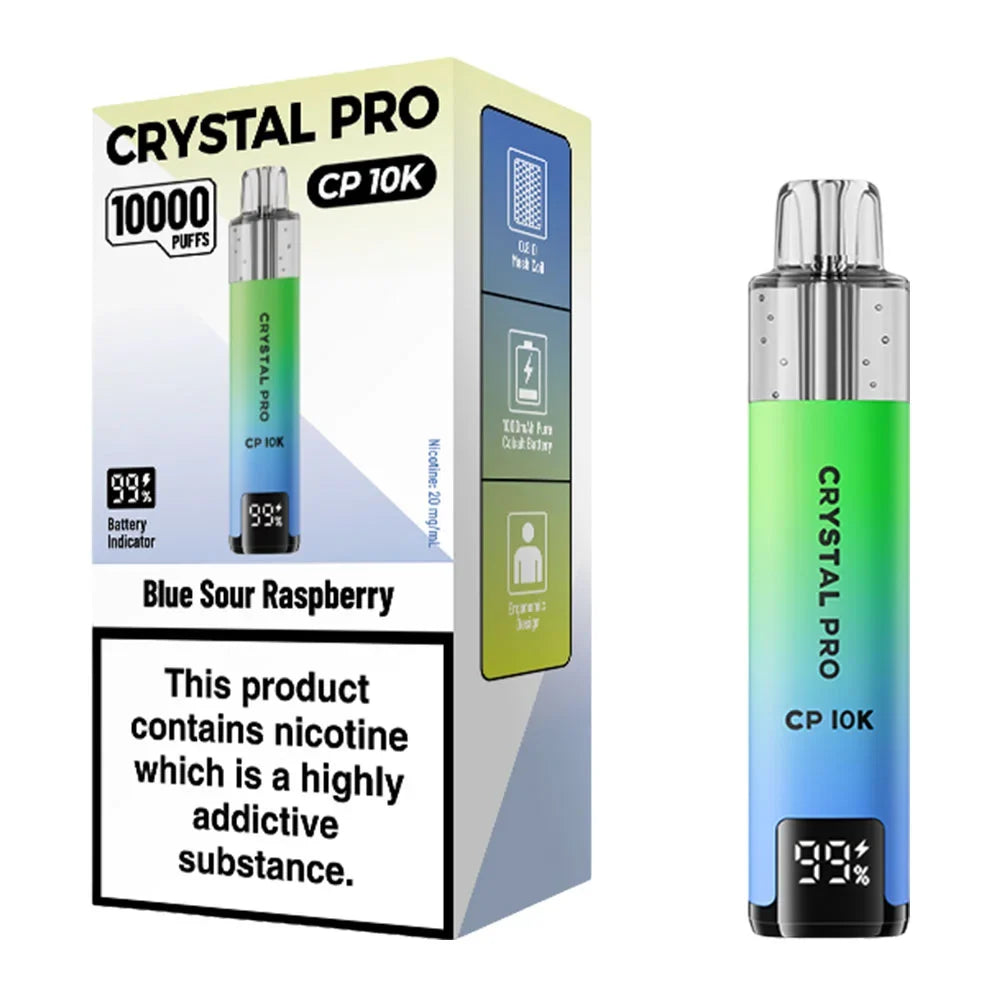 Crystal Pro CP 10K Prefilled Pod Kit - Blue Sour Raspberry