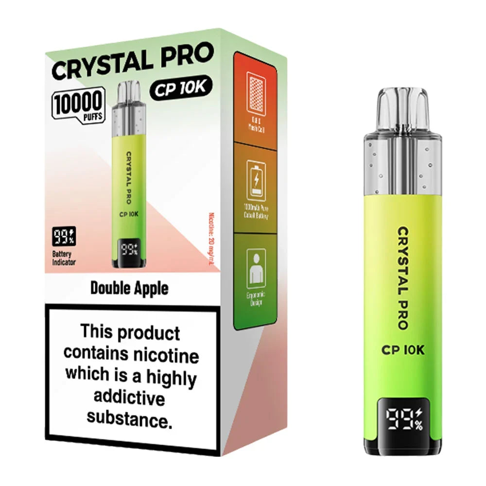 Crystal Pro CP 10K Prefilled Pod Kit - Double Apple