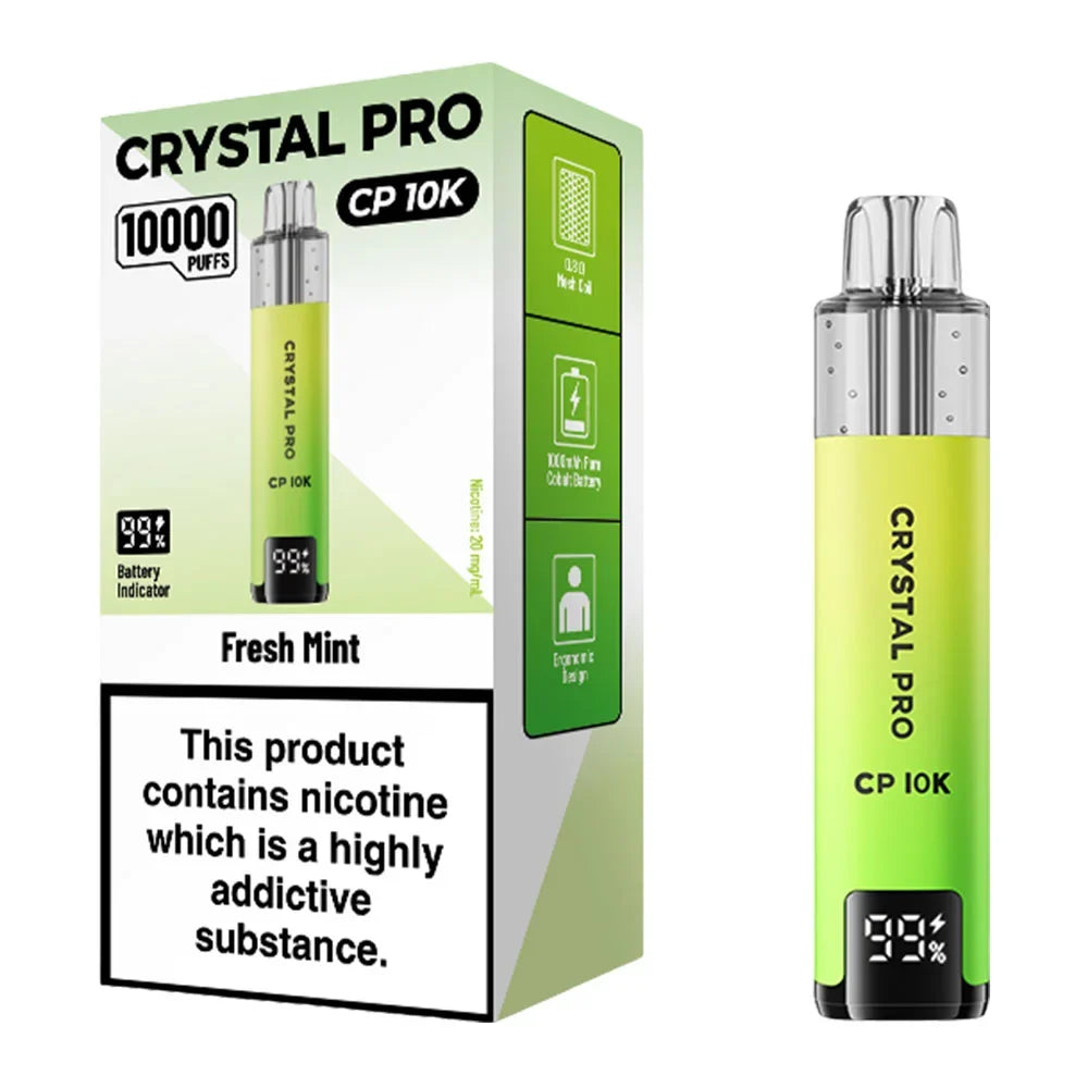 Crystal Pro CP 10K Prefilled Pod Kit - Fresh Mint
