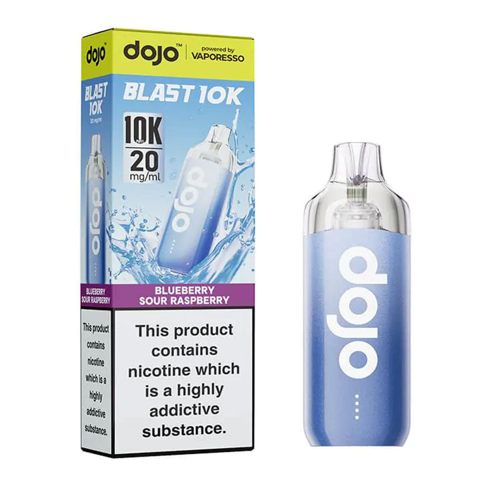 Vaporesso DOJO Blast 10K Blueberry Sour Raspberry 20mg prefilled pod kit