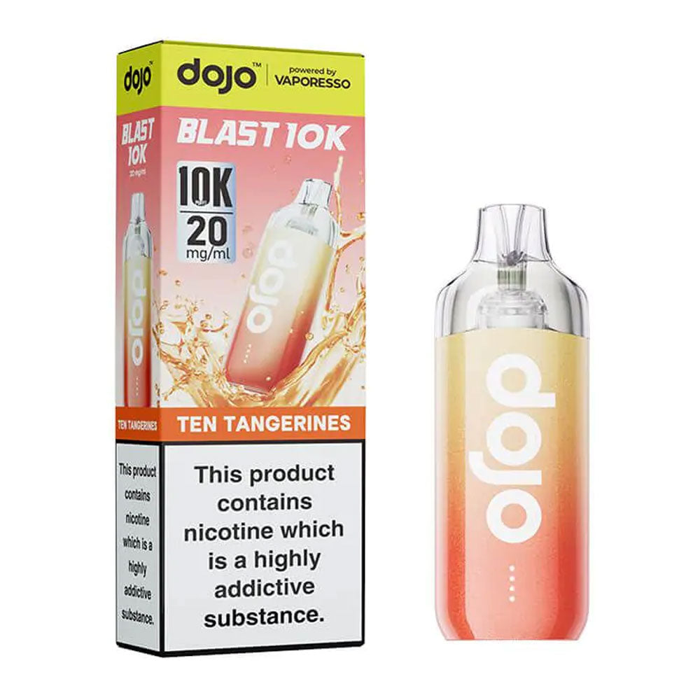 Vaporesso DOJO Blast 10K Ten Tangerines 20mg prefilled pod kit