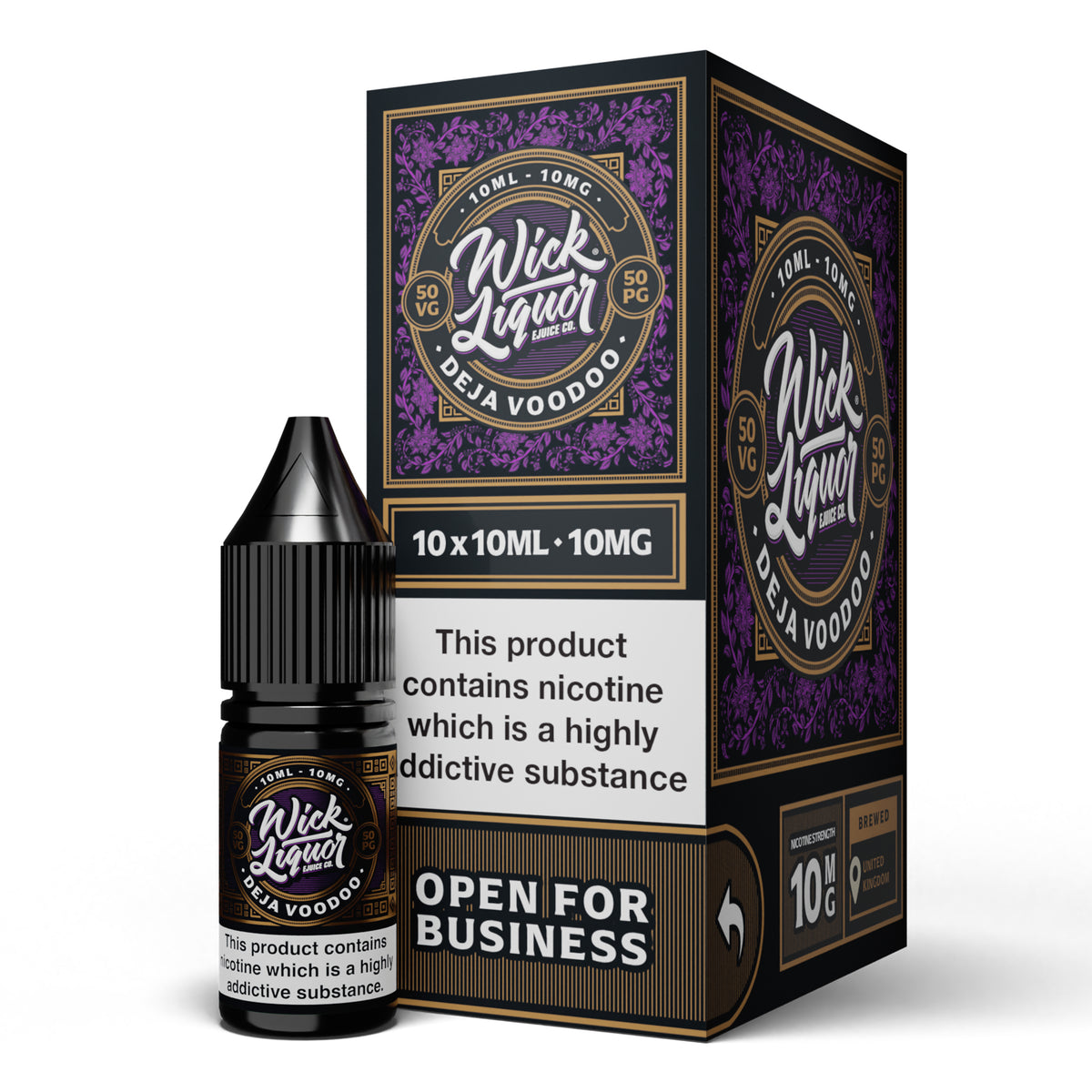 Wick Liquor Nic Salts - Deja Voodoo