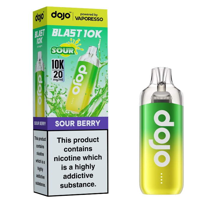 Vaporesso DOJO Blast 10K Sour Berry 20mg prefilled pod kit