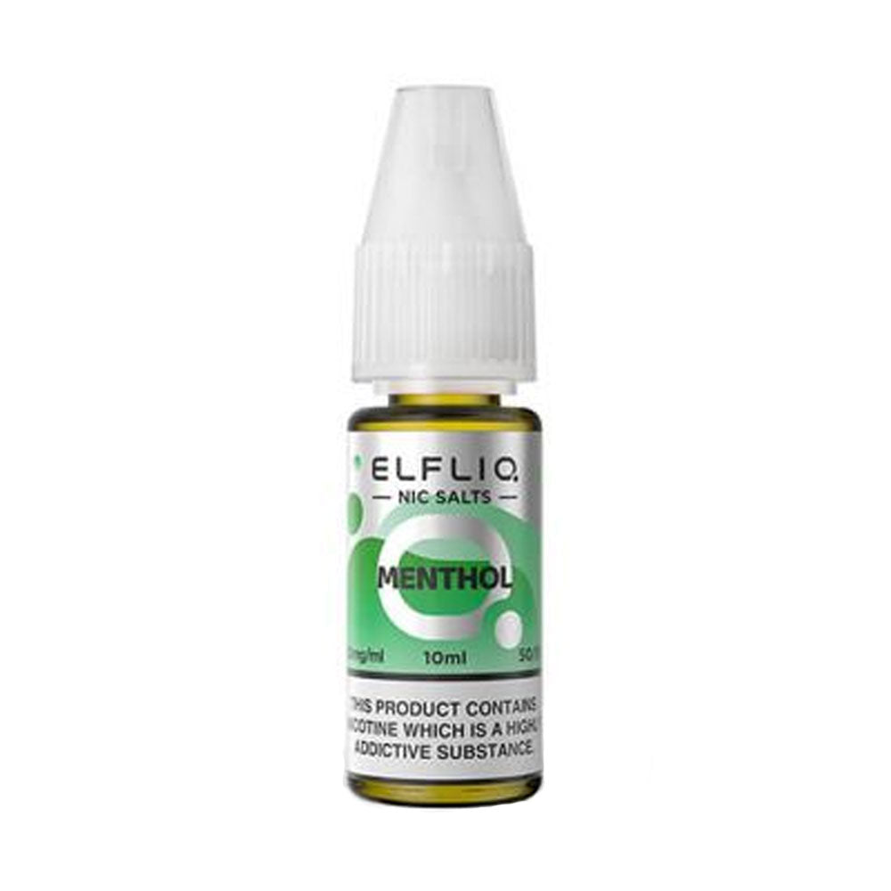 ELFLIQ Menthol 10ml nicotine salt e-liquid bottle