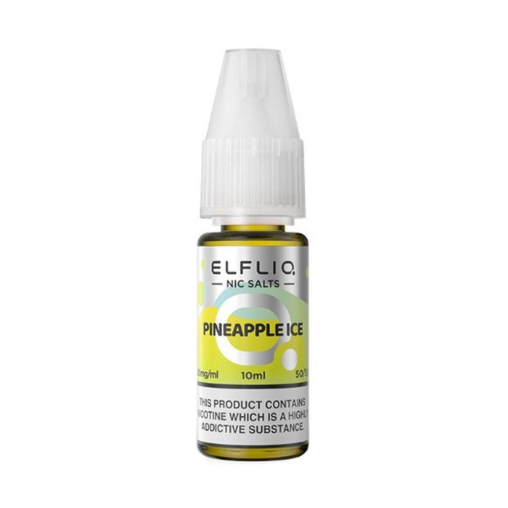 ELFLIQ Pineapple Ice 10ml nicotine salt e-liquid bottle