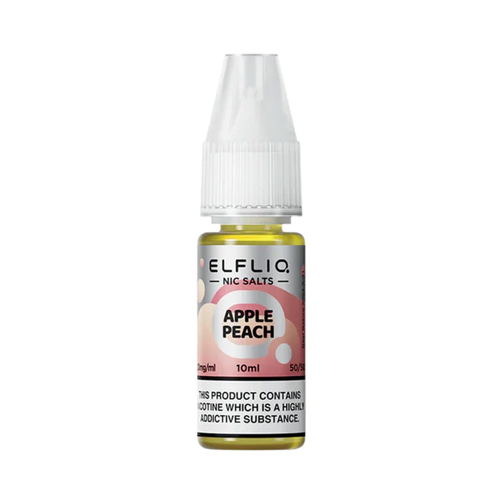 ELFLIQ Apple Peach 10ml nicotine salt e-liquid bottle