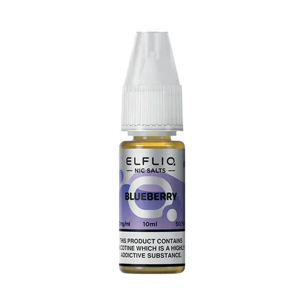 ELFLIQ Blueberry 10ml nicotine salt e-liquid bottle