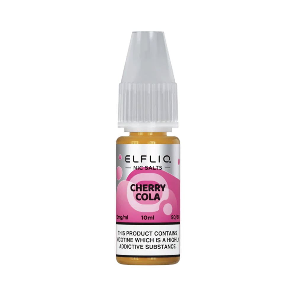ELFLIQ Cherry Cola 10ml nicotine salt e-liquid bottle