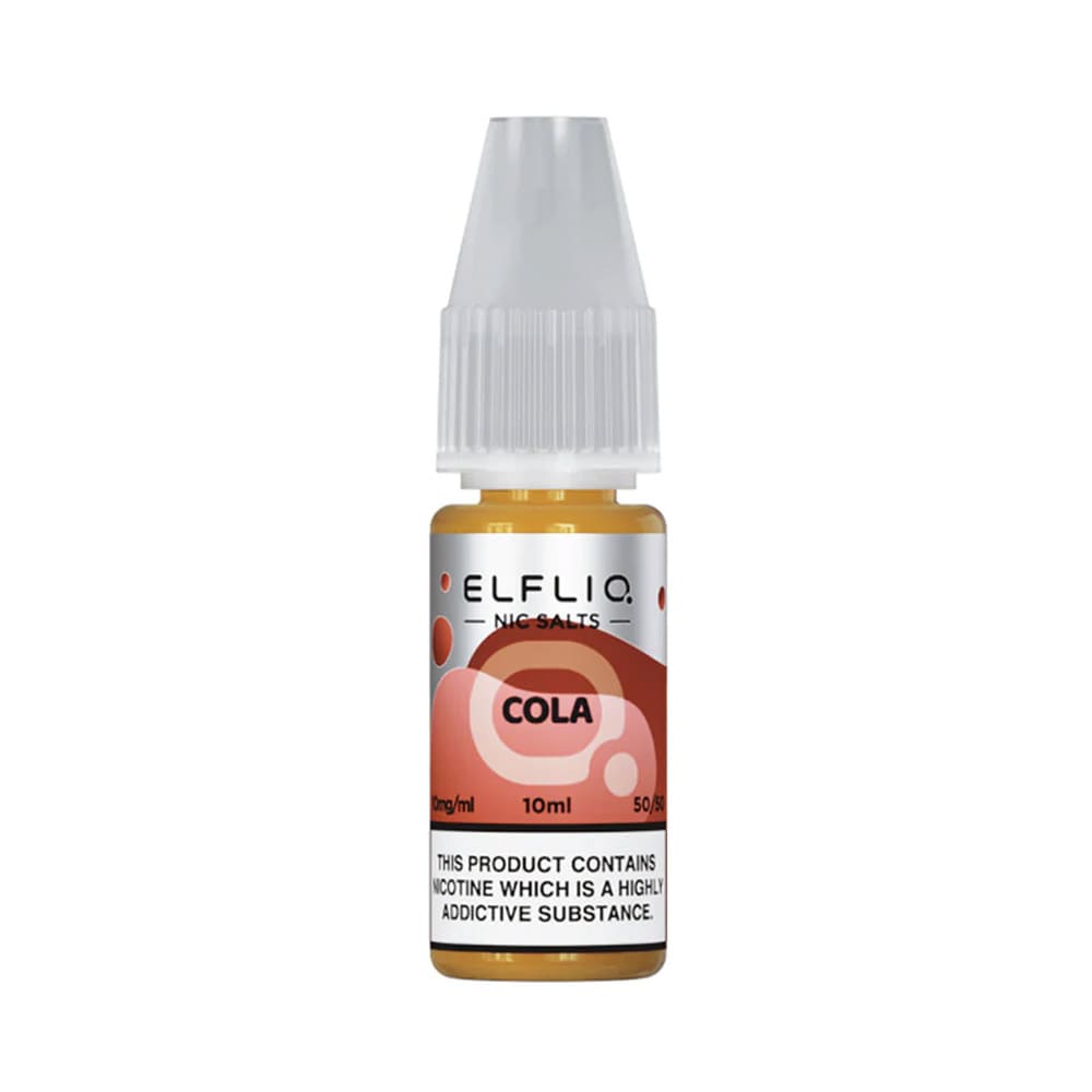 ELFLIQ Cola 10ml nicotine salt e-liquid bottle