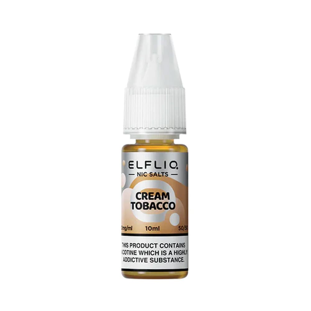 ELFLIQ Cream Tobacco (Snoow Tobacco) 10ml nicotine salt e-liquid bottle