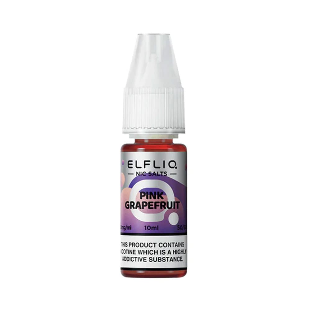 ELFLIQ Pink Grapefruit 10ml nicotine salt e-liquid bottle