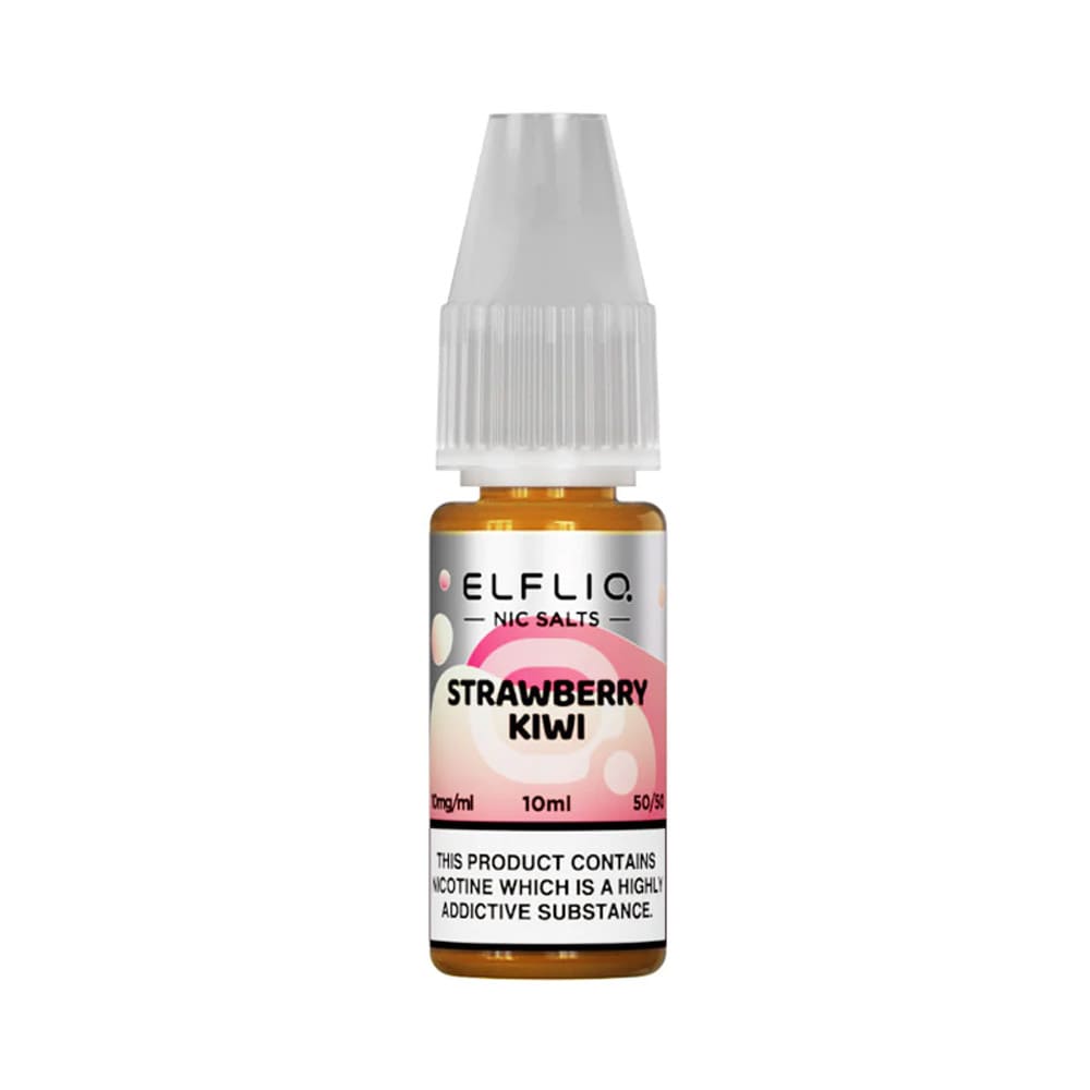 ELFLIQ Strawberry Kiwi 10ml nicotine salt e-liquid bottle