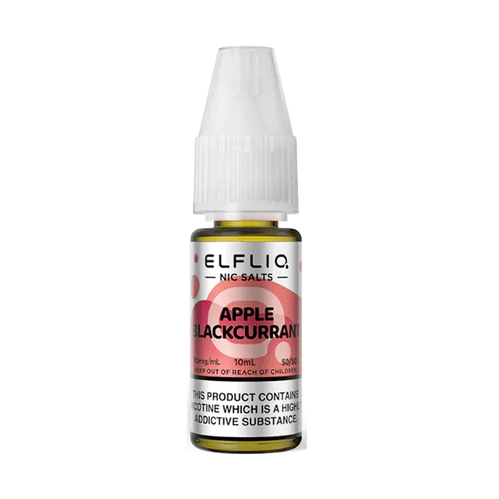 ELFLIQ Apple Blackcurrant 10ml nicotine salt e-liquid bottle